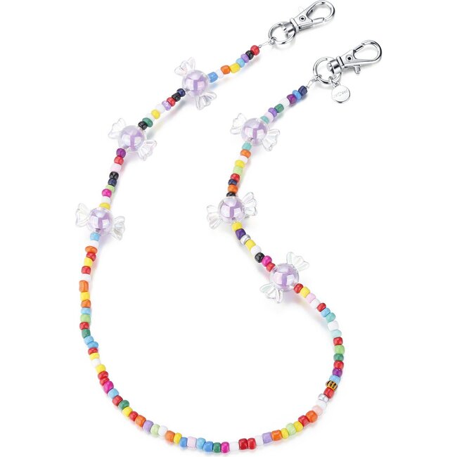 20" Bead Necklace & Mask Chain, Multi
