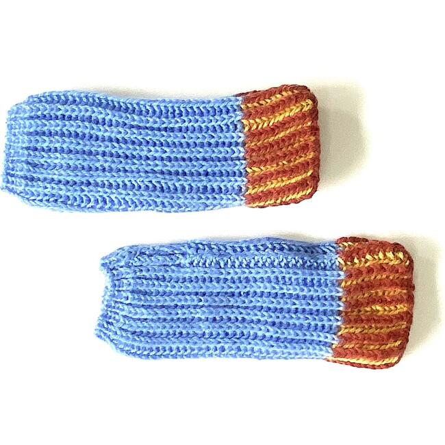 Fingerless Gloves, Sky Blue