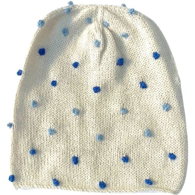Candy Dots Hat, Shades of Blue - Hats - 1