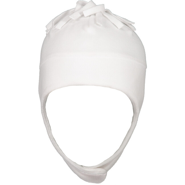 Orbit Fleece Hat, White