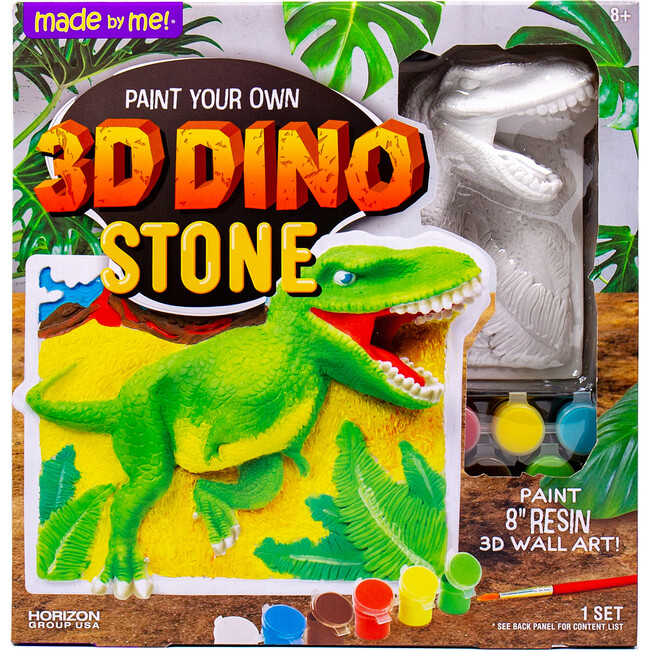Paint Your Own 3D Dino Stone