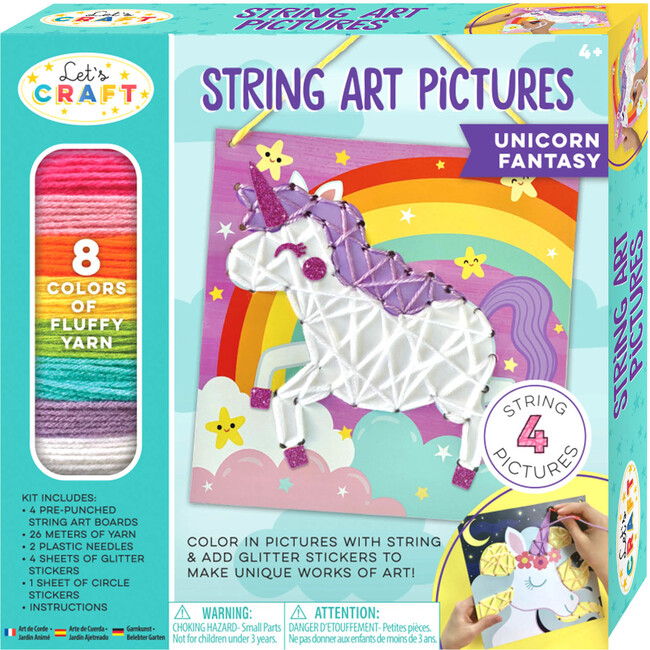 String Art Pictures, Unicorn Fantasy - Arts & Crafts - 1