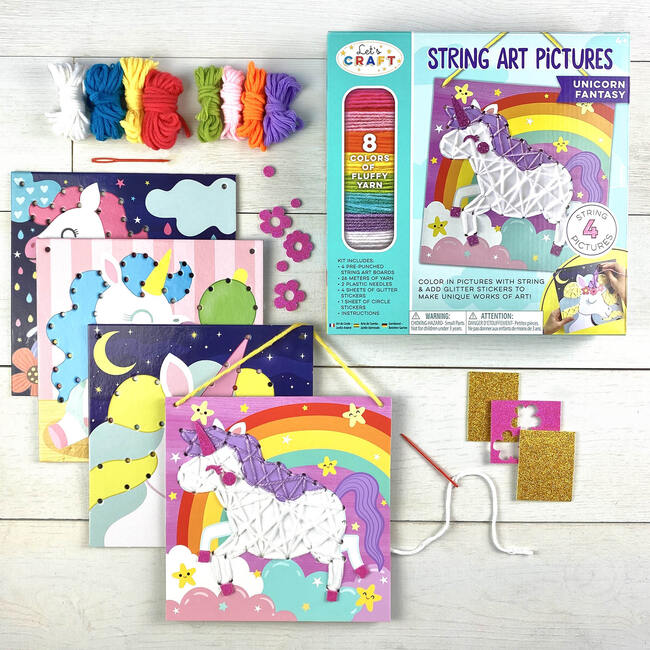 String Art Pictures, Unicorn Fantasy - Craft Kits - 2
