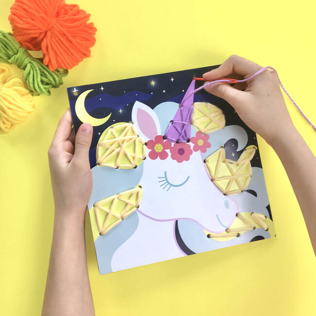 String Art Pictures, Unicorn Fantasy - Craft Kits - 3