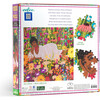 Woman in Flowers 1000 Piece Square Puzzle - Puzzles - 2