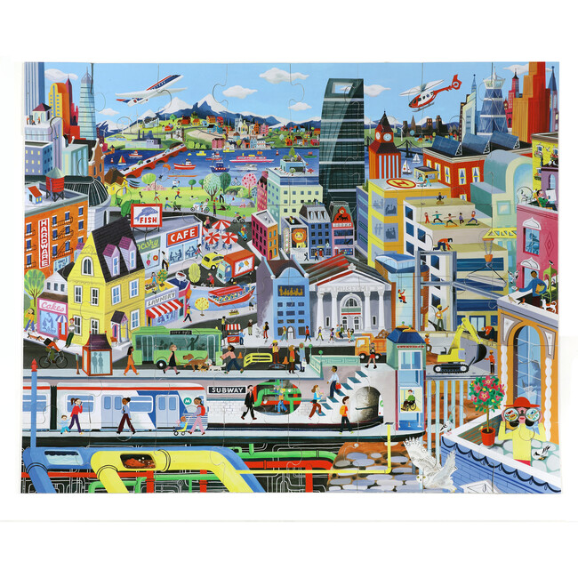 Within the City 48 Piece Giant Puzzle - Puzzles - 3