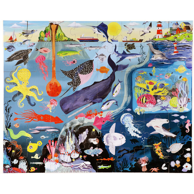 Within the Sea 48 Piece Giant Puzzle - Puzzles - 3