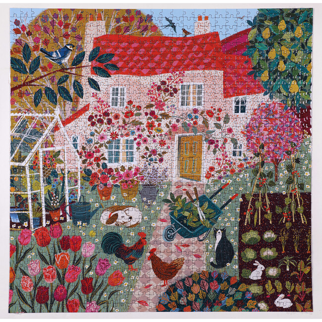 English Cottage 1000 Piece Square Puzzle - Puzzles - 3
