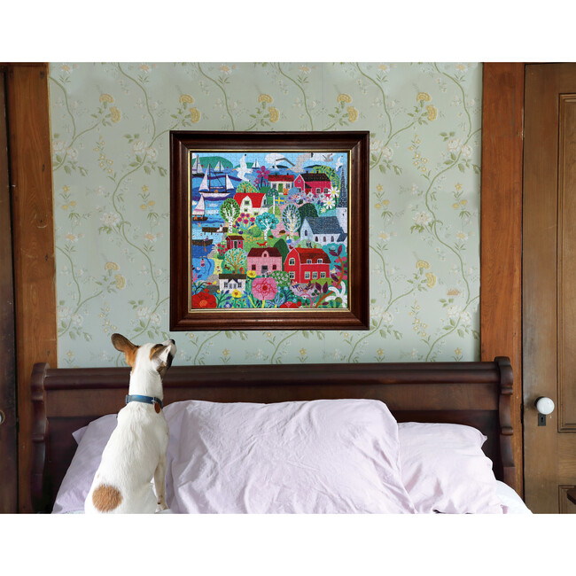 Swedish Fishing Village 1000 Piece Square Puzzle eeBoo Puzzles