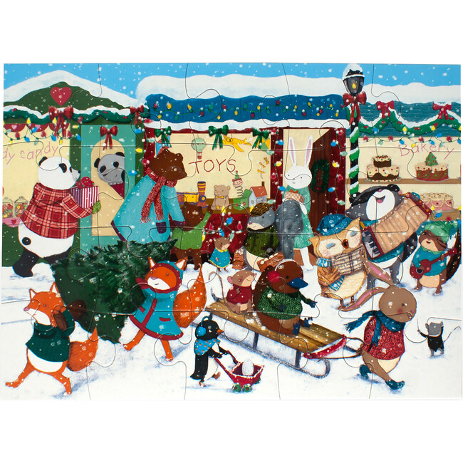 Holiday Village 20 Piece Puzzle - Puzzles - 3