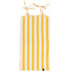 Skye Midi Dress, Marigold Candy Stripe - Dresses - 1 - thumbnail