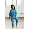 Zip-Up Hooded Jacket, Dusty Navy - Jackets - 2