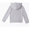 Zip-Up Hooded Jacket, Heather Grey - Jackets - 3