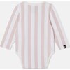 Long Sleeve Onesie, Pink Candy Stripes - Onesies - 3 - thumbnail