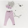 Long Sleeve Onesie, Cream - Onesies - 4