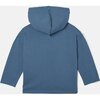 Drop Shoulder Hooded Pullover, Dusty Navy - Sweatshirts - 3