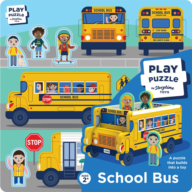 Play Puzzle, School Bus