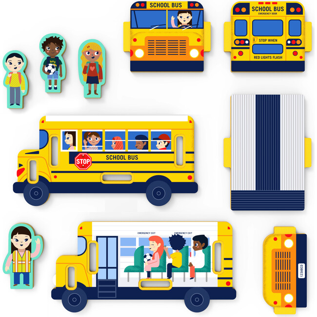 Play Puzzle, School Bus