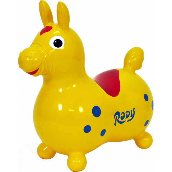 Rody Horse with Pump, Yellow - Ride-On - 1