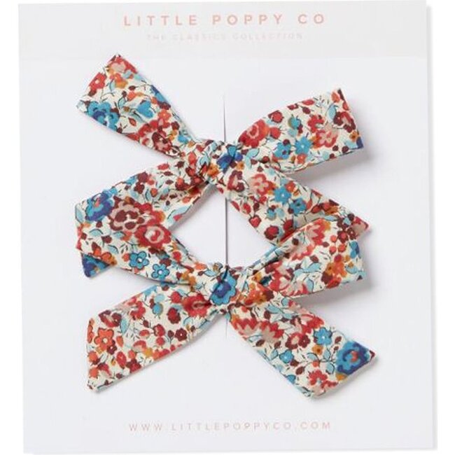 Autumn Floral Pigtail Set, Multi