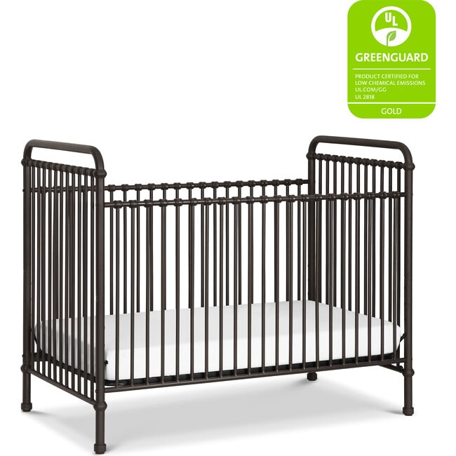 Abigail 3-in-1 Convertible Crib, Vintage Iron - Cribs - 3