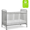 Abigail 3-in-1 Convertible Crib, Vintage Silver - Cribs - 9