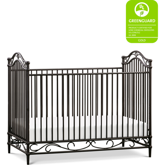 Camellia 3-in-1 Convertible Crib, Vintage Iron - Cribs - 3