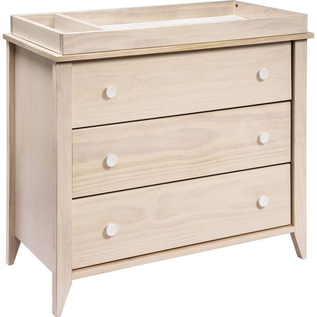 Sprout 3-Drawer Changer Dresser with Removable Changing Tray, Natural - Dressers - 6