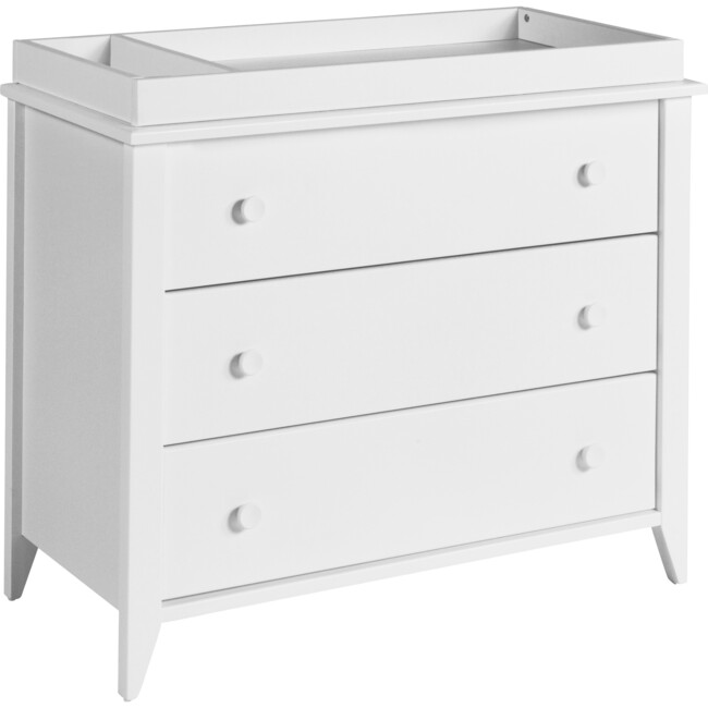 Sprout 3-Drawer Changer Dresser, White - Dressers - 6