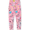 Poodle Goes To Paris Leggings, Pink - Leggings - 1 - thumbnail