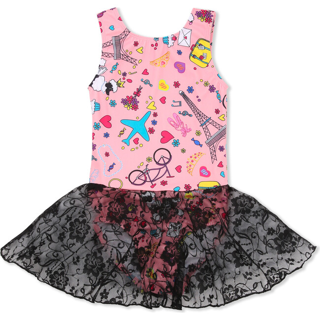Poodle Skirted Leotard, Multi - Leotard - 1