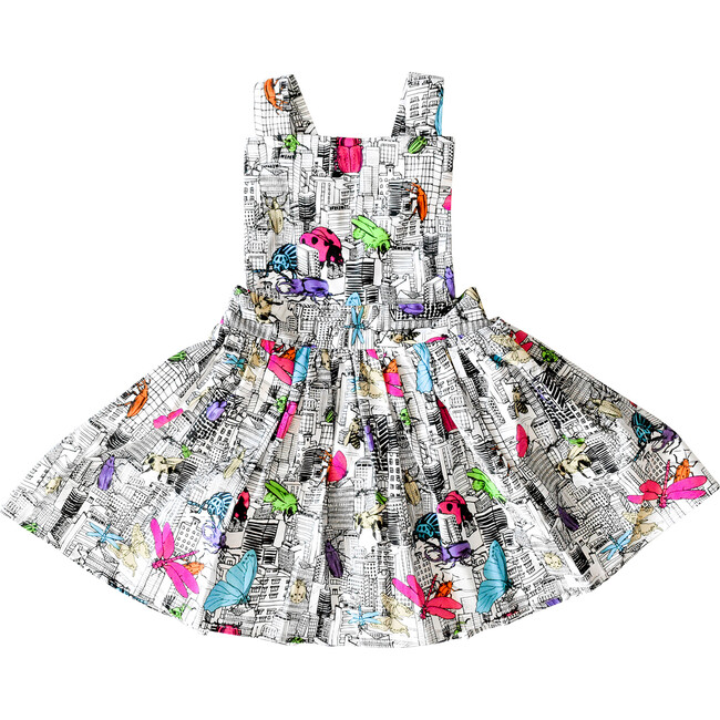 Pinafore Dress, Bug Invasion - Dresses - 1