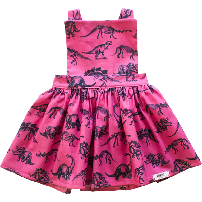 Pinafore Dress, Dinosaurs - Dresses - 1