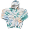 Embroidered Adult Mama Hoodie, Sea & Ivory - Sweatshirts - 1 - thumbnail