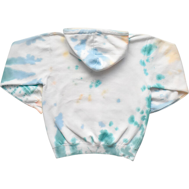 Embroidered Adult Mama Hoodie, Sea & Ivory - Sweatshirts - 2