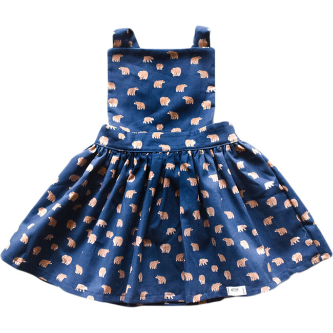 Pinafore Dress, Grizzly Bears - Dresses - 1