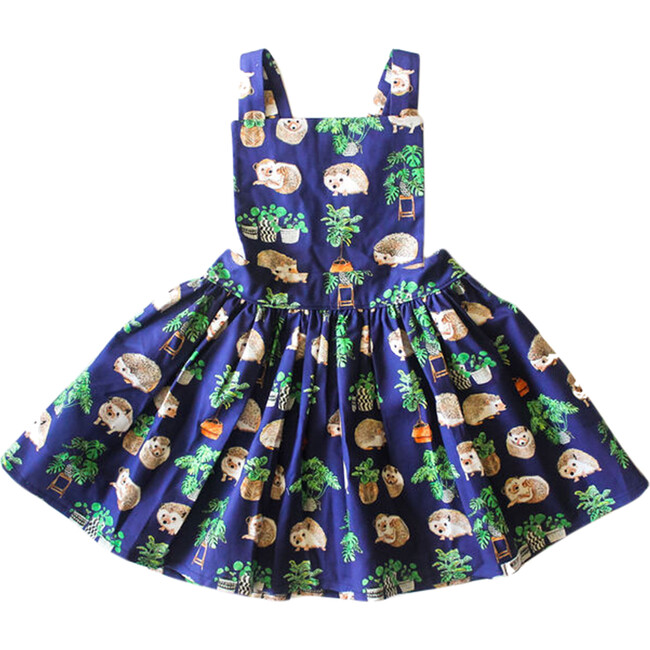 Pinafore Dress, Hedgehogs - Dresses - 1