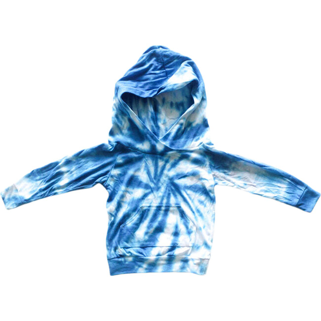 Hoodie, Blue Tie Dye - Sweatshirts - 1