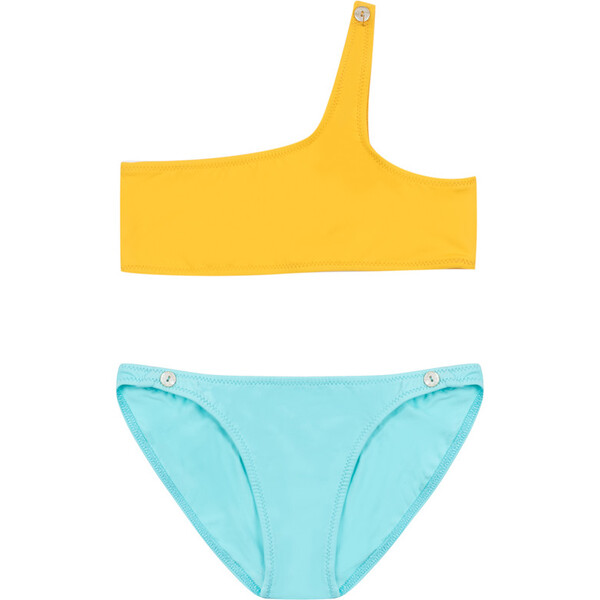Shirel Bikini, Sun and Tropical Blue - Pacific Rainbow Swim | Maisonette