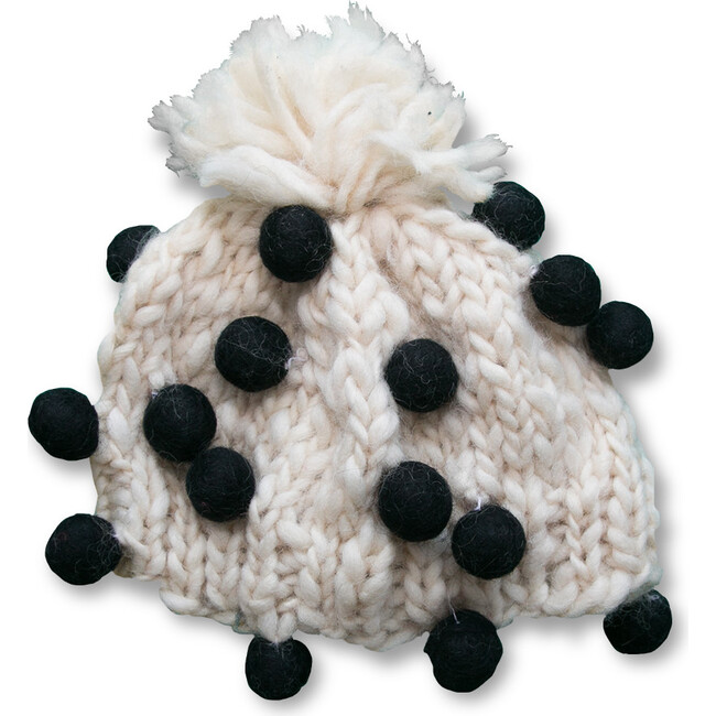 Nepal Pom Hat Ivory/Black - Gloves - 1