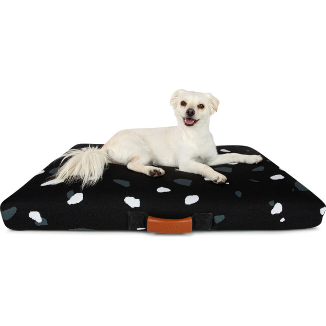 Terrazzo Dog Bed, Black - Pet Beds - 4