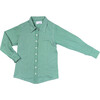 Mick Button Up, Green Gingham - Blouses - 1 - thumbnail