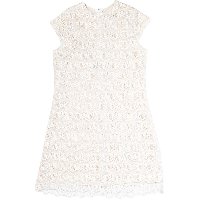 Diana Dress, Scalloped Lace