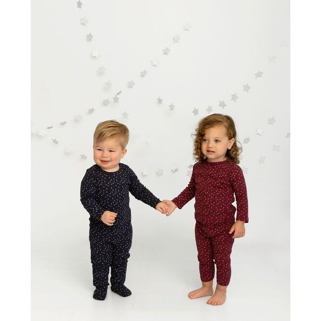 Star Print Set, Maroon - Mixed Apparel Set - 3