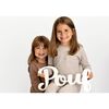 Pouf Embroidered Sweatsuit, Brown - Onesies - 3 - thumbnail