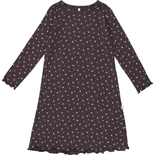 Cherry Print NIghtgown, Ash - Nightgowns - 1