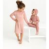 Velour Nightgown, Pink - Nightgowns - 4 - thumbnail