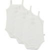 Baby Girl Undershirts-3 Pack, White - Shirts - 1 - thumbnail
