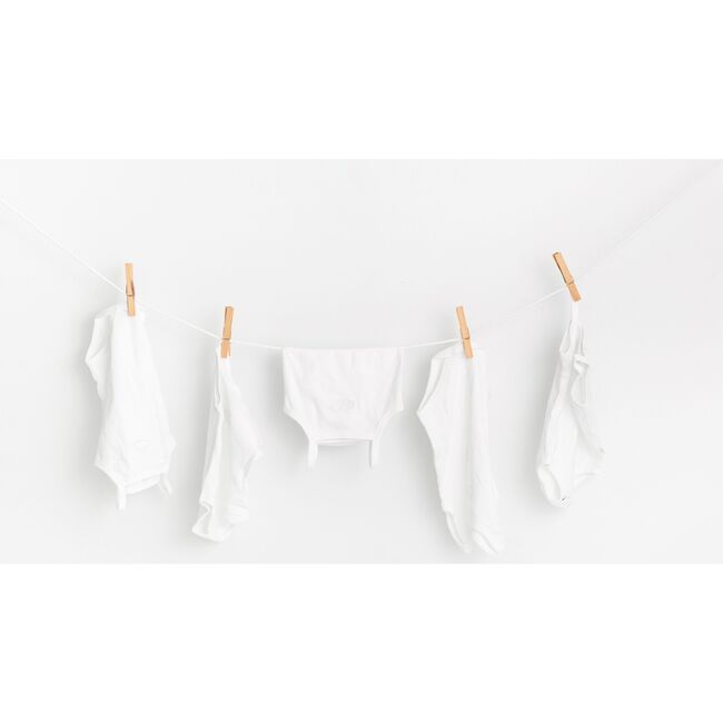 Baby Girl Undershirts-3 Pack, White - Shirts - 3