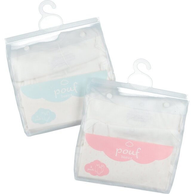 Baby Boy Undershirts-3 Pack, White - Shirts - 3